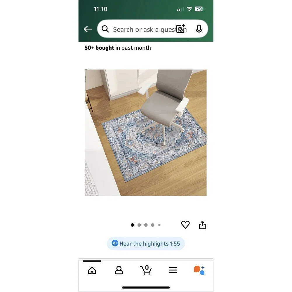 computer chair floor mat for hardwood floor